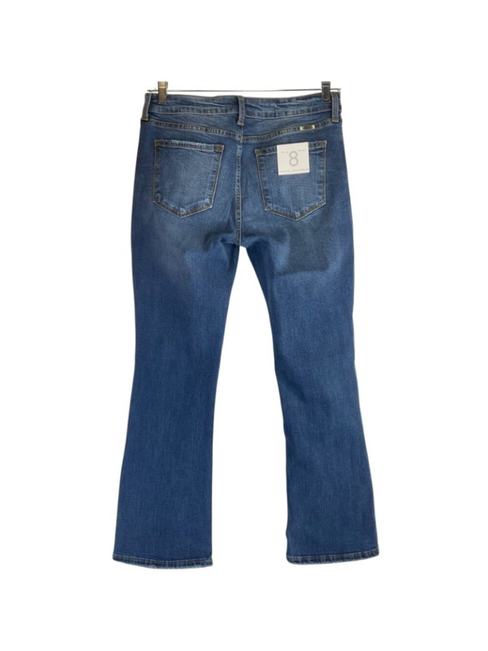 KanCan Jeans Womens Sz 8 Dark Indigo Mid Rise Bootcut Stretch Denim Nwt $80 - Picture 3 of 11